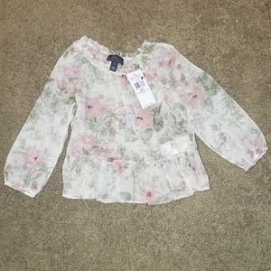 Toddler girls floral 2 piece set